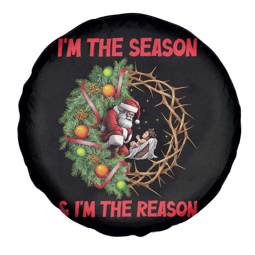 Santa Christmas Spare Tire Cover Baby Jesus Christian Xmas TS14 Print Your Wear