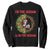 Santa Christmas Sweatshirt Baby Jesus Christian Xmas TS14 Black Print Your Wear