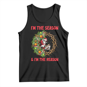 Santa Christmas Tank Top Baby Jesus Christian Xmas TS14 Black Print Your Wear