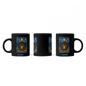 Jesus Christmas Coffee Mug Starry Night Nativity Scene Xmas TS14 Print Your Wear