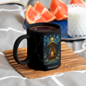 Jesus Christmas Coffee Mug Starry Night Nativity Scene Xmas TS14 Print Your Wear