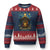 Jesus Xmas Ugly Christmas Sweater Starry Night Nativity Scene Xmas TS14 Navy Red Print Your Wear