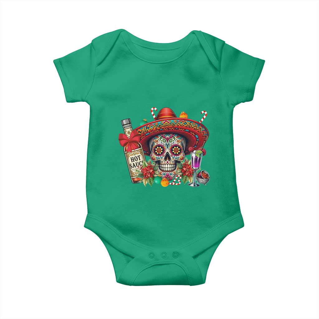 Cinco De Mayo Christmas Baby Onesie Mexican Sugar Skull Sombrero Tequila Party TS14 Irish Green Print Your Wear