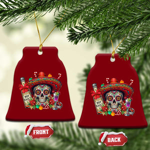 Cinco De Mayo Xmas Ceramic Ornament Mexican Sugar Skull Sombrero Tequila Party TS14 Print Your Wear