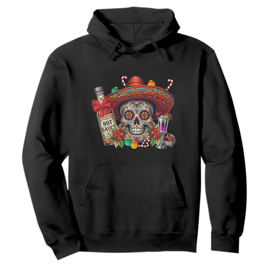 Cinco De Mayo Christmas Hoodie Mexican Sugar Skull Sombrero Tequila Party TS14 Black Print Your Wear