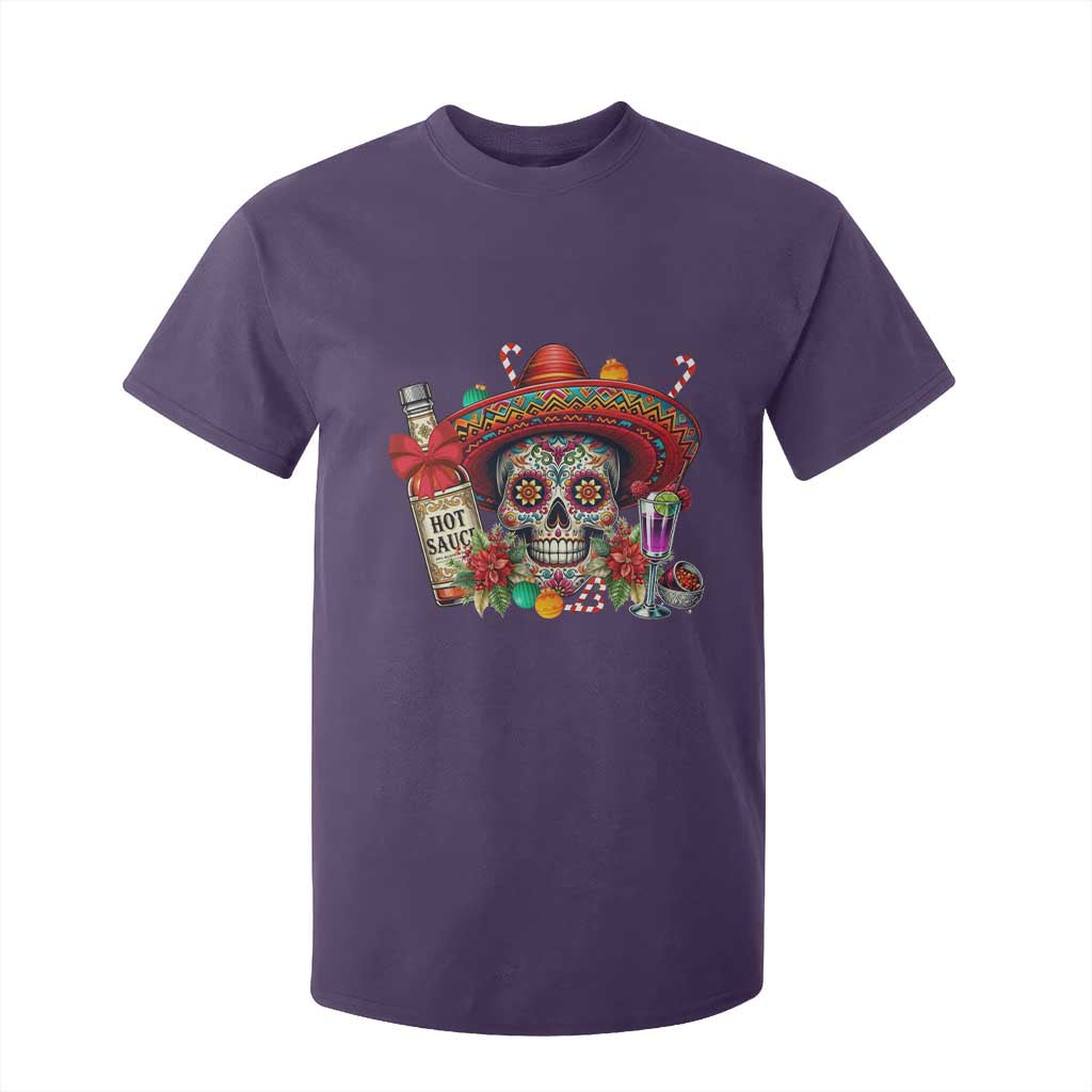 Cinco De Mayo Christmas T Shirt For Kid Mexican Sugar Skull Sombrero Tequila Party TS14 Purple Print Your Wear
