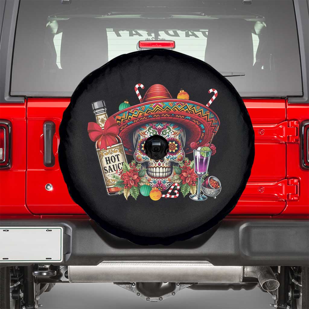 Cinco De Mayo Christmas Spare Tire Cover Mexican Sugar Skull Sombrero Tequila Party TS14 Black Print Your Wear