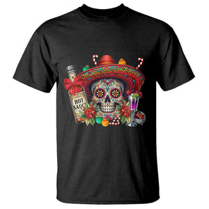 Cinco De Mayo Christmas T Shirt Mexican Sugar Skull Sombrero Tequila Party TS14 Black Print Your Wear