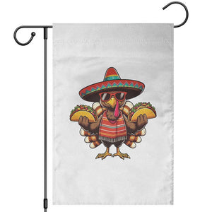 Funny Thanksgiving Turkey Garden Flag Taco Mexican Christmas TS14 White Print Your Wear