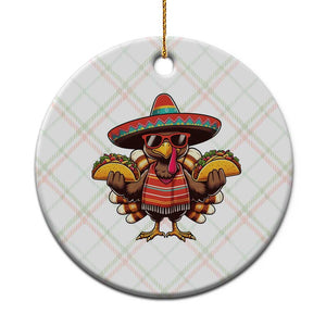Funny Thanksgiving Turkey Ceramic Ornament Taco Mexican Xmas TS14 1pc Christmas Plaid Print Your Wear