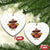 Funny Thanksgiving Turkey Ceramic Ornament Taco Mexican Xmas - Print Your Wear