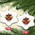 Funny Thanksgiving Turkey Ceramic Ornament Taco Mexican Xmas - Print Your Wear