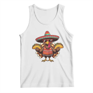 Funny Thanksgiving Turkey Tank Top Taco Mexican Christmas - Print Your Wear