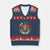 Viva Mexico Cabrones V-Neck Knit Sweater Vest Mexican Skull Xmas - Print Your Wear