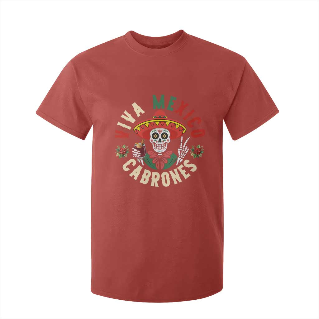 Viva Mexico Cabrones T Shirt For Kid Mexican Skull Christmas TS14 Red Print Your Wear