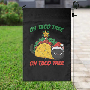 Funny Taco Cat Tree Christmas Garden Flag TS14 Print Your Wear