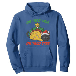 Funny Taco Cat Tree Christmas Hoodie TS14 Royal Blue Print Your Wear