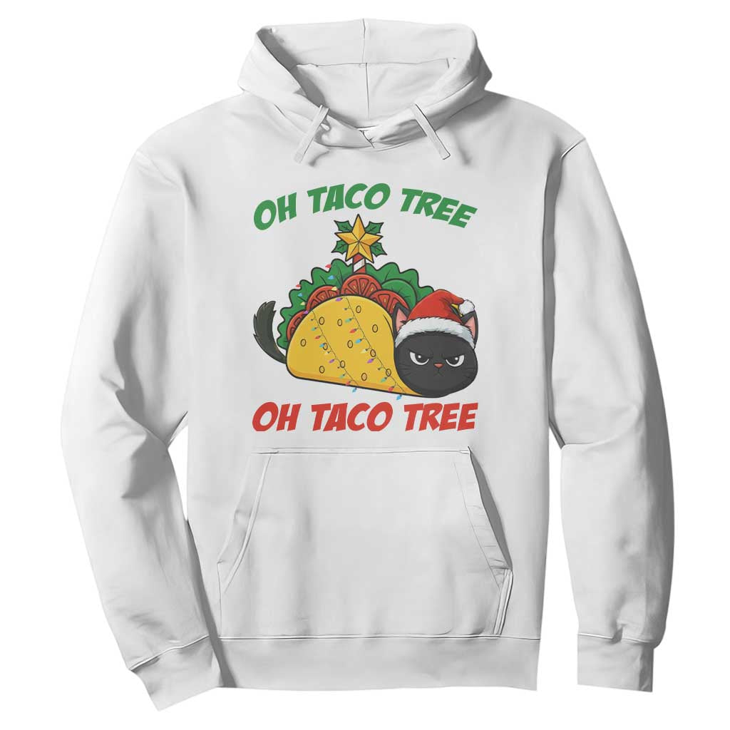 Funny Taco Cat Tree Christmas Hoodie TS14 White Print Your Wear
