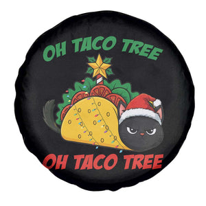 Funny Taco Cat Tree Christmas Spare Tire Cover TS14 Print Your Wear
