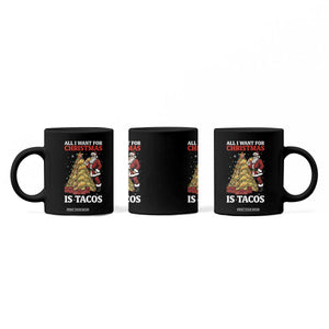 Funny Santa Taco Coffee Mug All I Want For Christmas Is Taco TS14 Print Your Wear