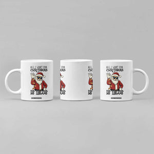 Funny Santa Taco Christmas Coffee Mug All I Want For Christmas Is Taco TS14 Print Your Wear