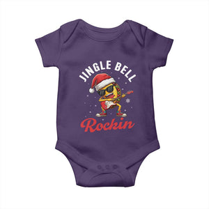 Funny Taco Christmas Baby Onesie Jingle Bell Rockin TS14 Purple Print Your Wear