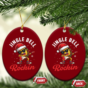 Funny Taco Xmas Ceramic Ornament Jingle Bell Rockin TS14 Print Your Wear