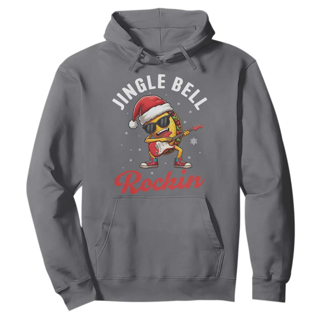 Funny Taco Christmas Hoodie Jingle Bell Rockin TS14 Charcoal Print Your Wear