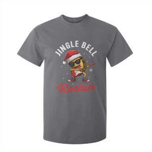 Funny Taco Christmas T Shirt For Kid Jingle Bell Rockin TS14 Charcoal Print Your Wear