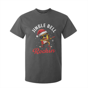 Funny Taco Christmas T Shirt For Kid Jingle Bell Rockin TS14 Dark Heather Print Your Wear