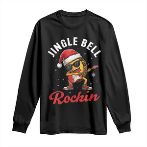 Funny Taco Christmas Long Sleeve Shirt Jingle Bell Rockin TS14 Black Print Your Wear