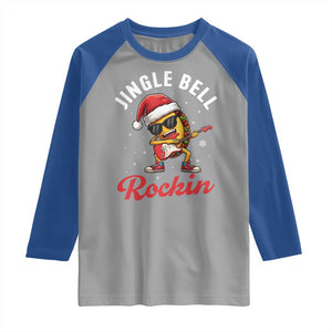 Funny Taco Christmas Raglan Shirt Jingle Bell Rockin TS14 Sport Gray Royal Print Your Wear