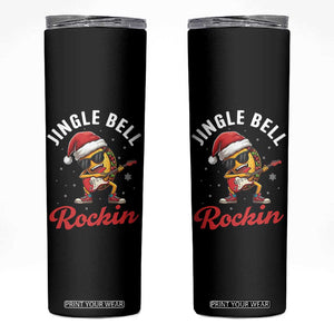Funny Taco Christmas Skinny Tumbler Jingle Bell Rockin TS14 Black Print Your Wear