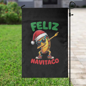 Funny Taco Mexican Christmas Garden Flag Feliz Navitaco TS14 Print Your Wear