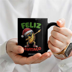 Funny Taco Mexican Christmas Coffee Mug Feliz Navitaco TS14 Print Your Wear