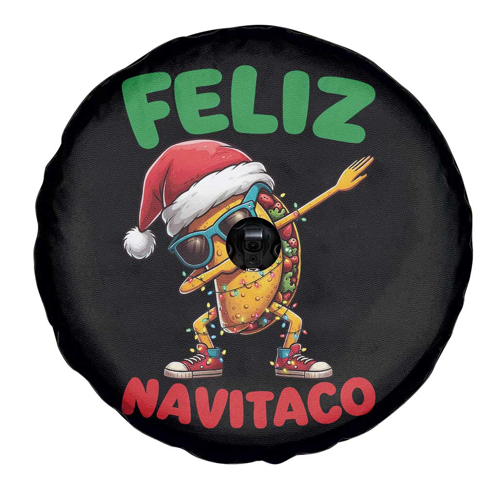 Funny Taco Mexican Christmas Spare Tire Cover Feliz Navitaco TS14 Print Your Wear