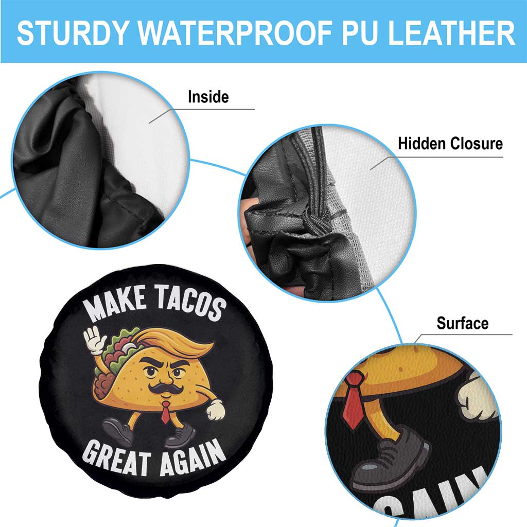 Taco Trump Mexican Spare Tire Cover Make Tacos Great Again TS14 Print Your Wear