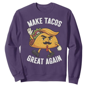Taco Trump Mexican Sweatshirt Make Tacos Great Again - Print Your Wear