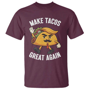 Taco Trump Mexican T Shirt Make Tacos Great Again - Print Your Wear