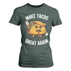 Taco Trump Mexican T Shirt For Women Make Tacos Great Again - Print Your Wear