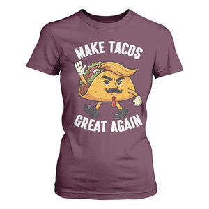 Taco Trump Mexican T Shirt For Women Make Tacos Great Again - Print Your Wear