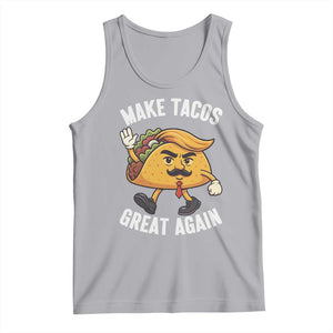 Taco Trump Mexican Tank Top Make Tacos Great Again TS14 Athletic Heather Print Your Wear