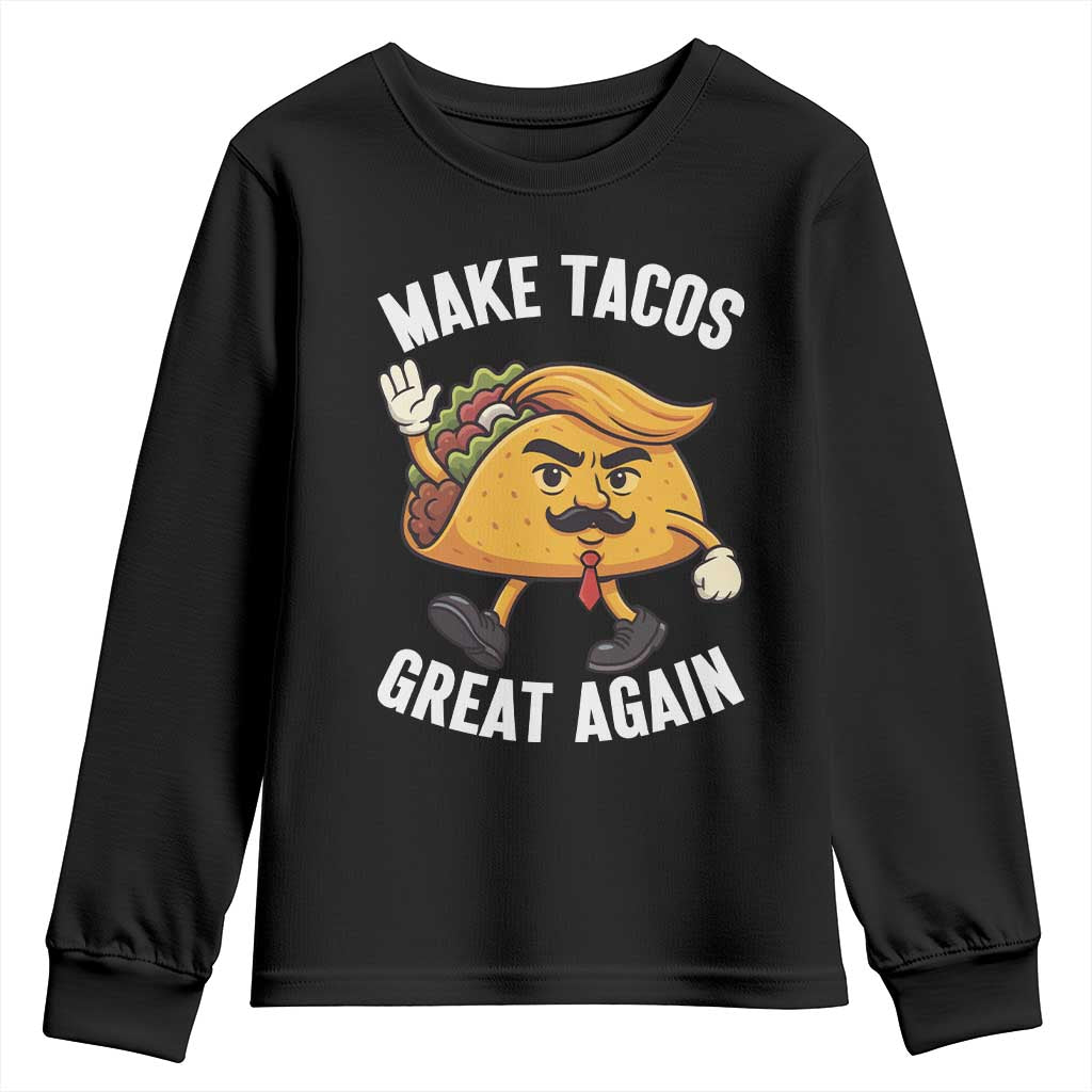 Taco Trump Mexican Youth Sweatshirt Make Tacos Great Again - Print Your Wear
