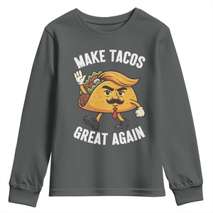Taco Trump Mexican Youth Sweatshirt Make Tacos Great Again - Print Your Wear