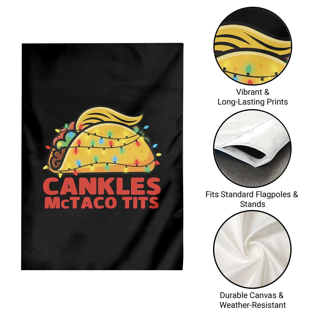 Taco Trump Mexican Christmas Garden Flag Cankles McTaco Tits TS14 Print Your Wear