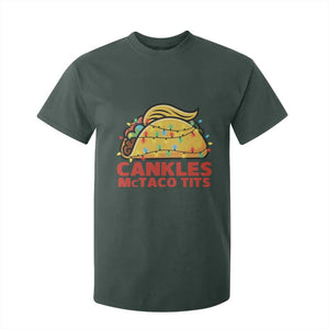 Taco Trump Mexican Christmas T Shirt For Kid Cankles McTaco Tits TS14 Dark Forest Green Print Your Wear