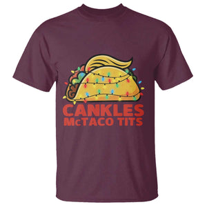 Taco Trump Mexican Christmas T Shirt Cankles McTaco Tits - Print Your Wear