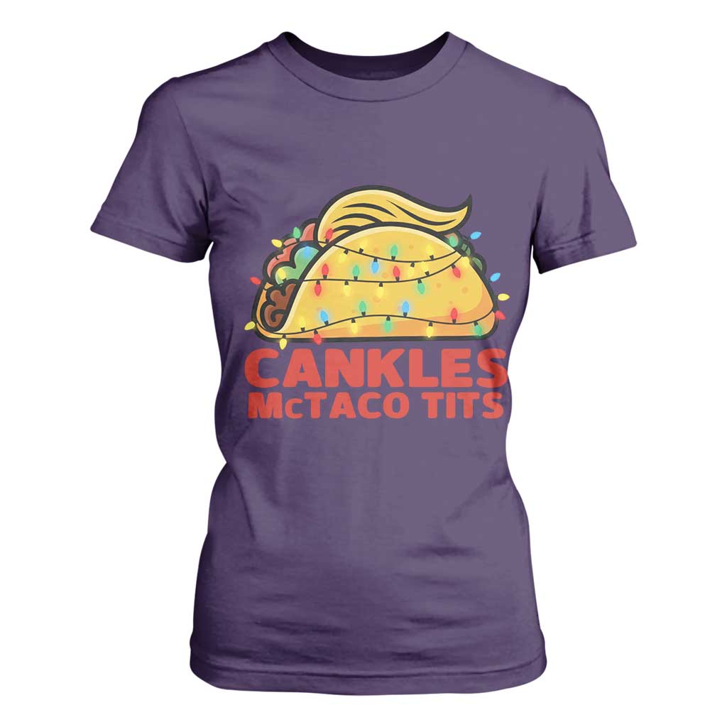 Taco Trump Mexican Christmas T Shirt For Women Cankles McTaco Tits TS14 Purple Print Your Wear