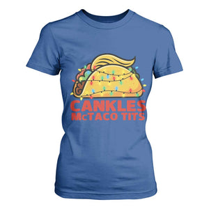 Taco Trump Mexican Christmas T Shirt For Women Cankles McTaco Tits TS14 Royal Blue Print Your Wear