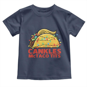 Taco Trump Mexican Christmas Toddler T Shirt Cankles McTaco Tits TS14 Navy Print Your Wear